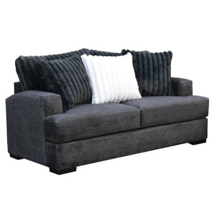 Owen Loveseat Tweed Gunmetal Mondo GunMetal