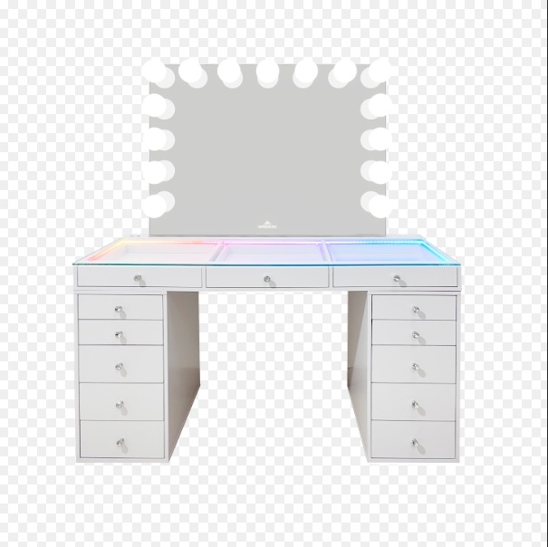 Lumina Pro 2.0 Vanity Table w/ RGB Light wit