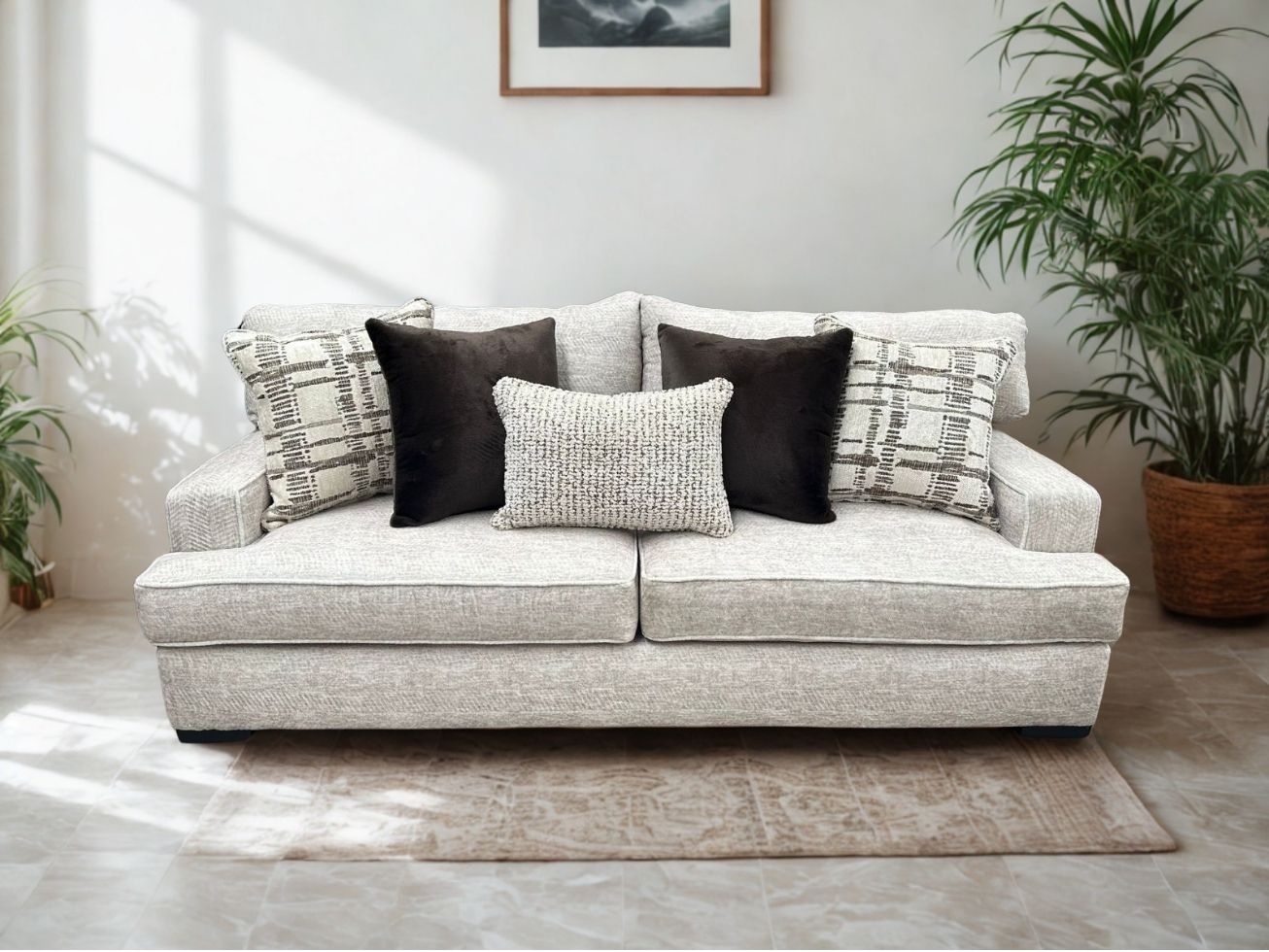 Hansen Sofa Parchment Ranya Toast