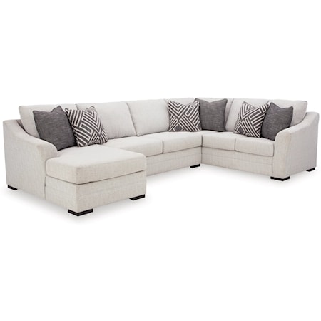 3-Piece Sectional With Chaise