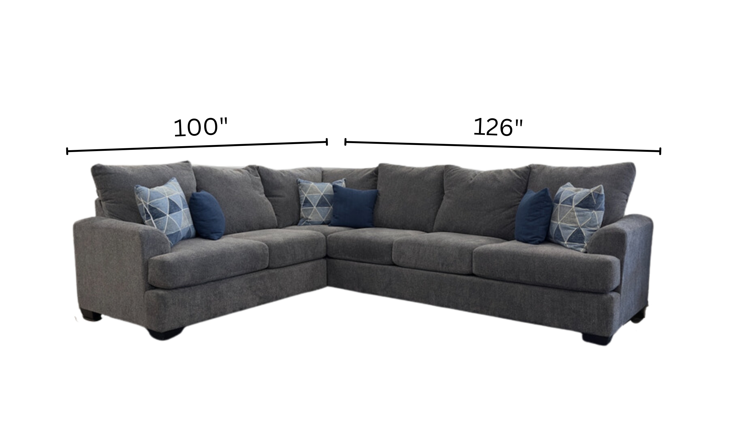 3pc RAF Sofa Venus Slate Penelope Sailor