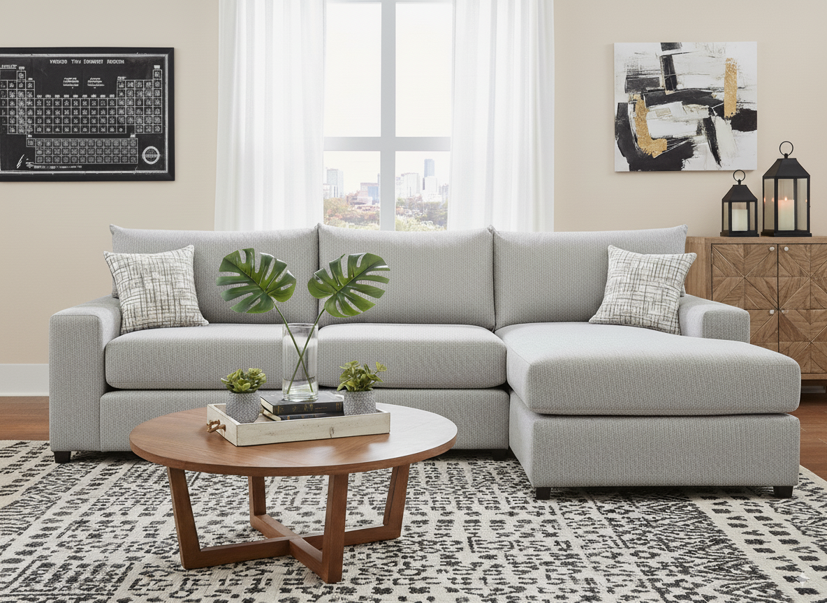 2pc RAF Chaise Sectional