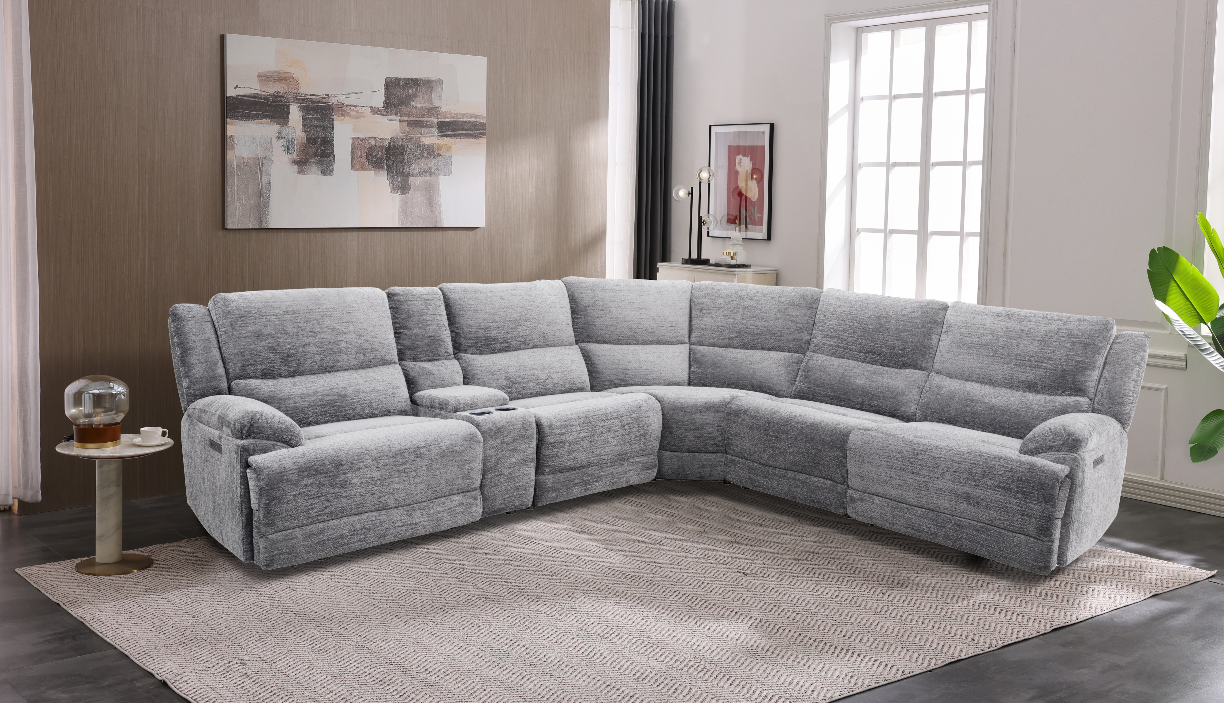 6pc Power Sectiona with 3 Power Head Foot