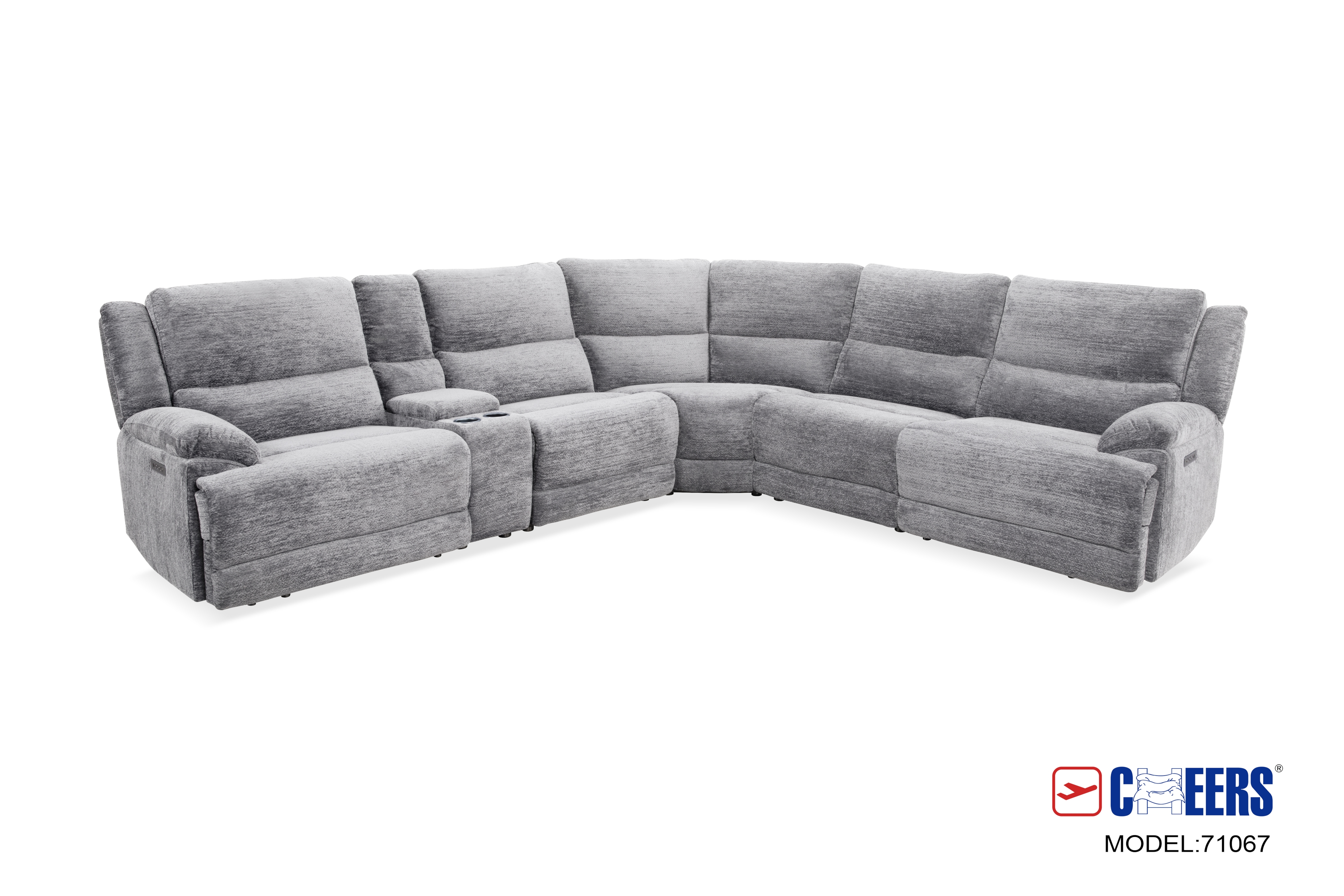 6pc Power Sectiona with 3 Power Head Foot