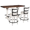 Ashley Furniture Signature Design Valebeck Counter Height Dining Table and 2 Barstools