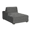Elements International Arizona Left Facing Chaise with Pillow