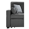 Exclusive William Modern Gray Fabric Sleeper Sofa