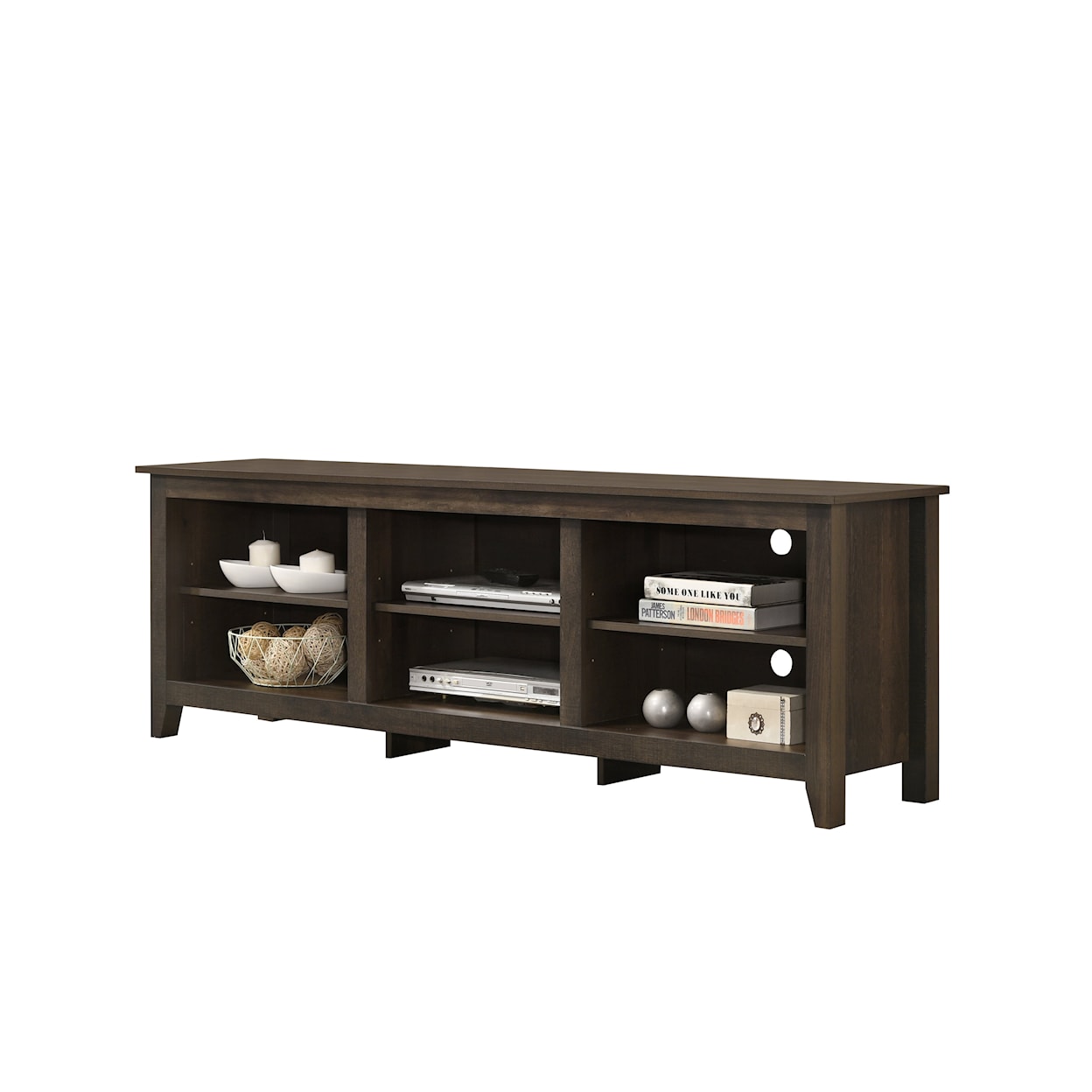 Exclusive Benito Dark Dusty Brown 70" Wide TV Stand