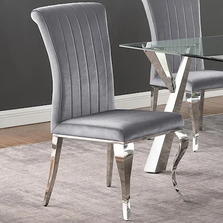 Glamorous Upholstered Dining Chair