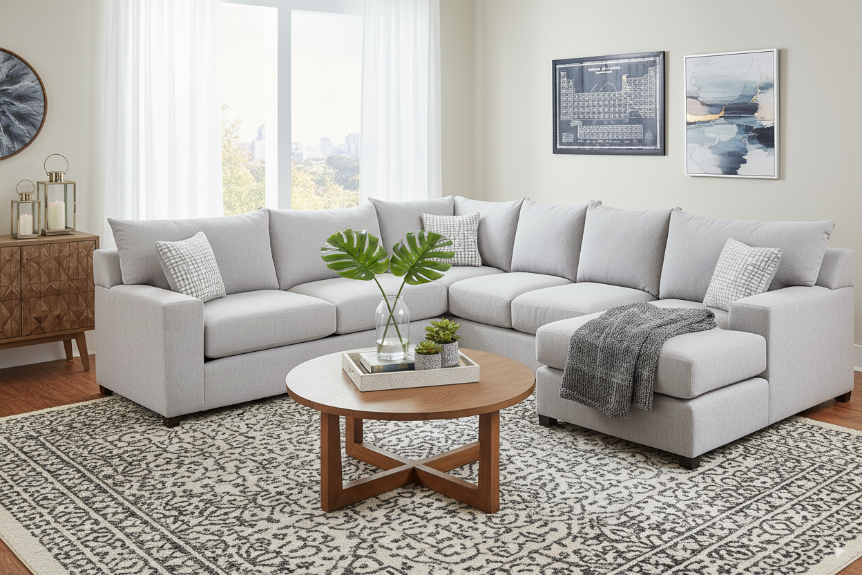 3pc RAF Chaise Sectional