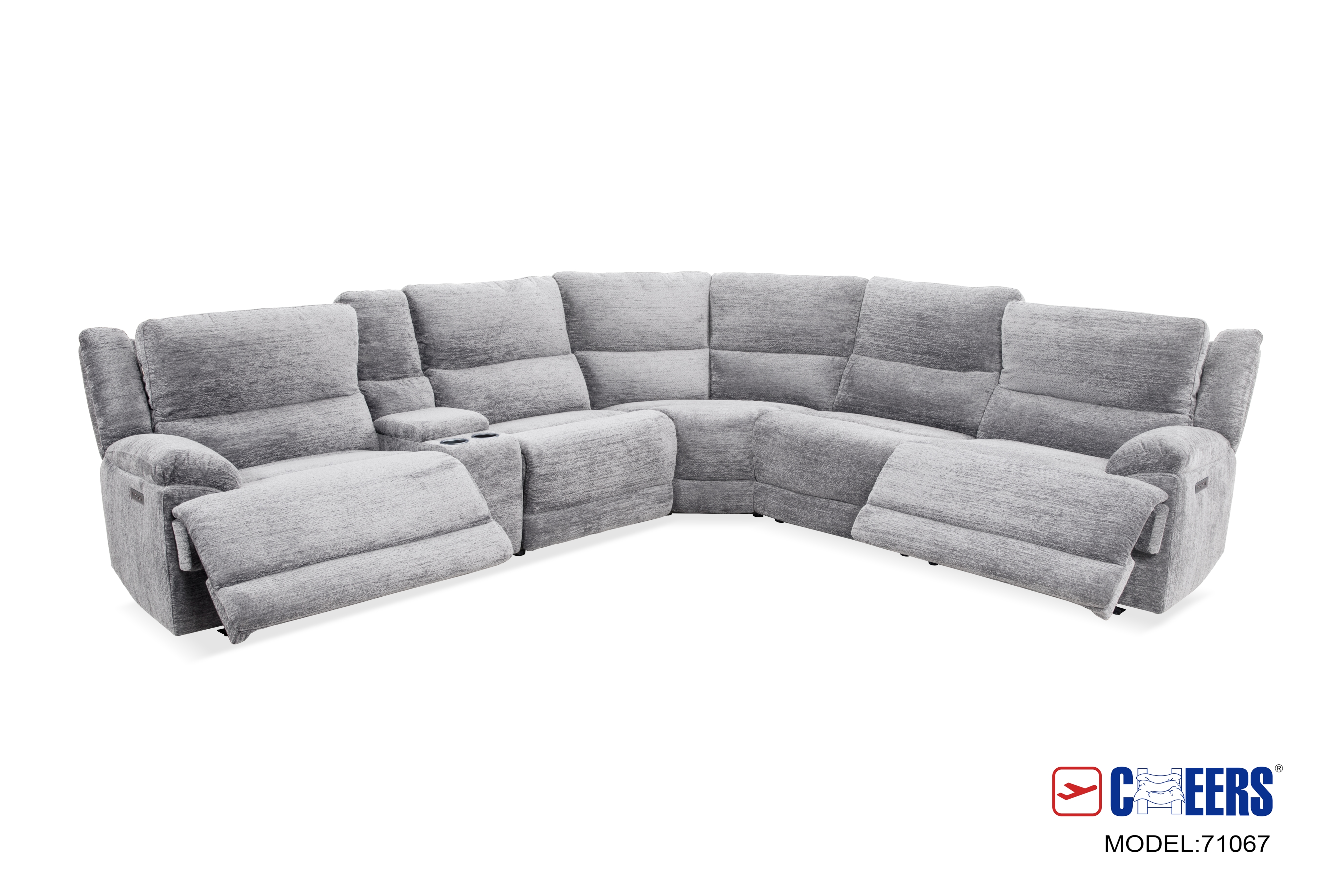 6pc Power Sectiona with 3 Power Head Foot