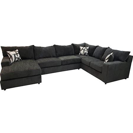 LAF Chaise 3pc SECTIONAL