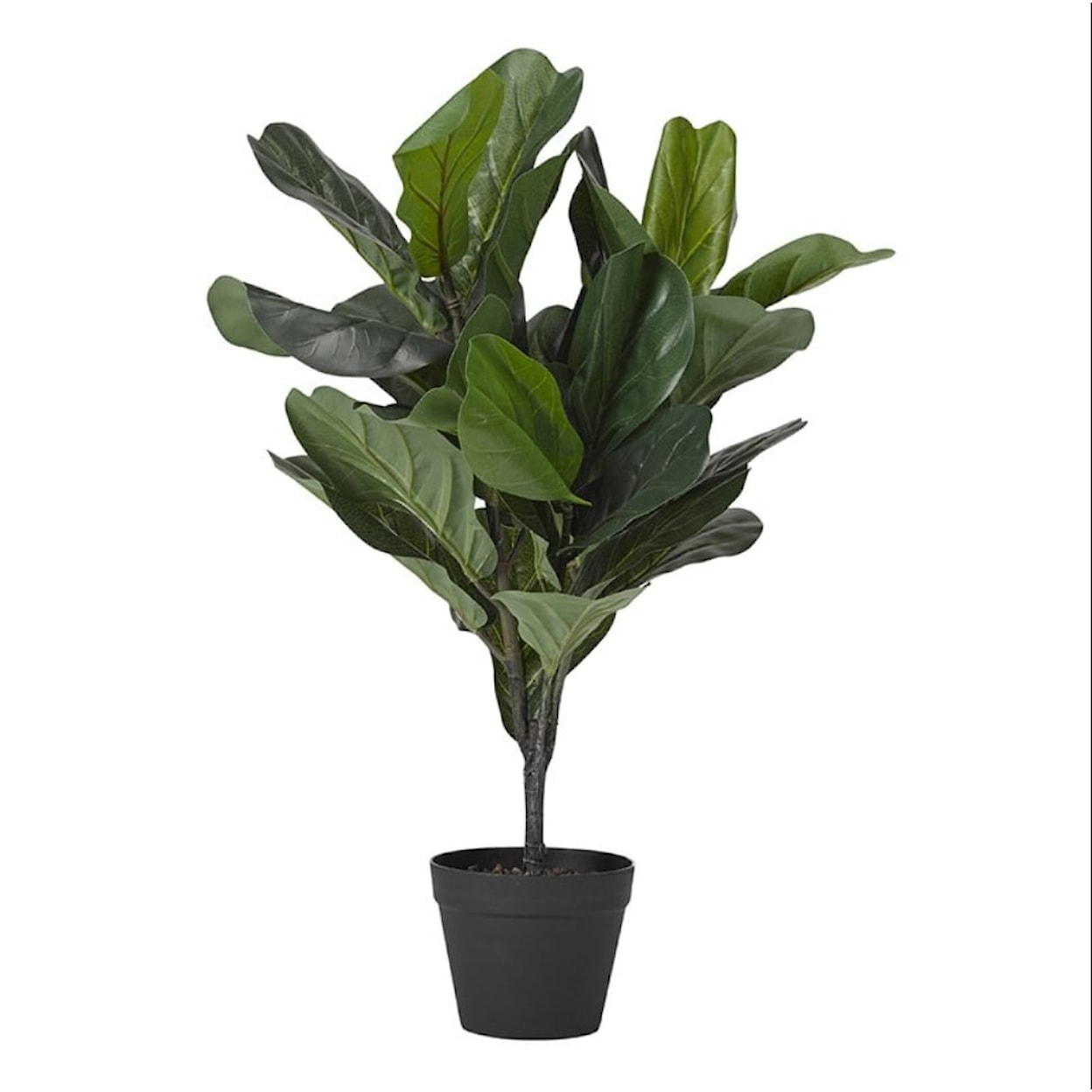 D&W Silks Artificial Trees Real Touch Fiddle Leaf Fig Plant