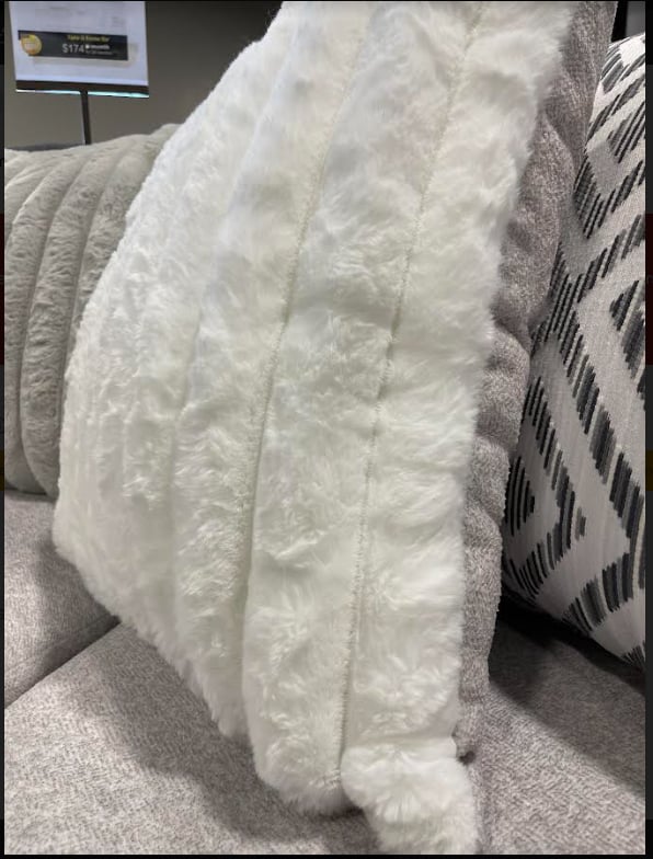 Emmet 3pc Sectional Tweed Silver Mondo Gray