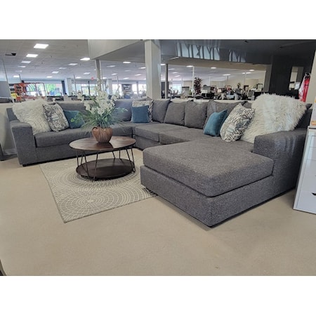4pc Large Sectional RAF Chaise