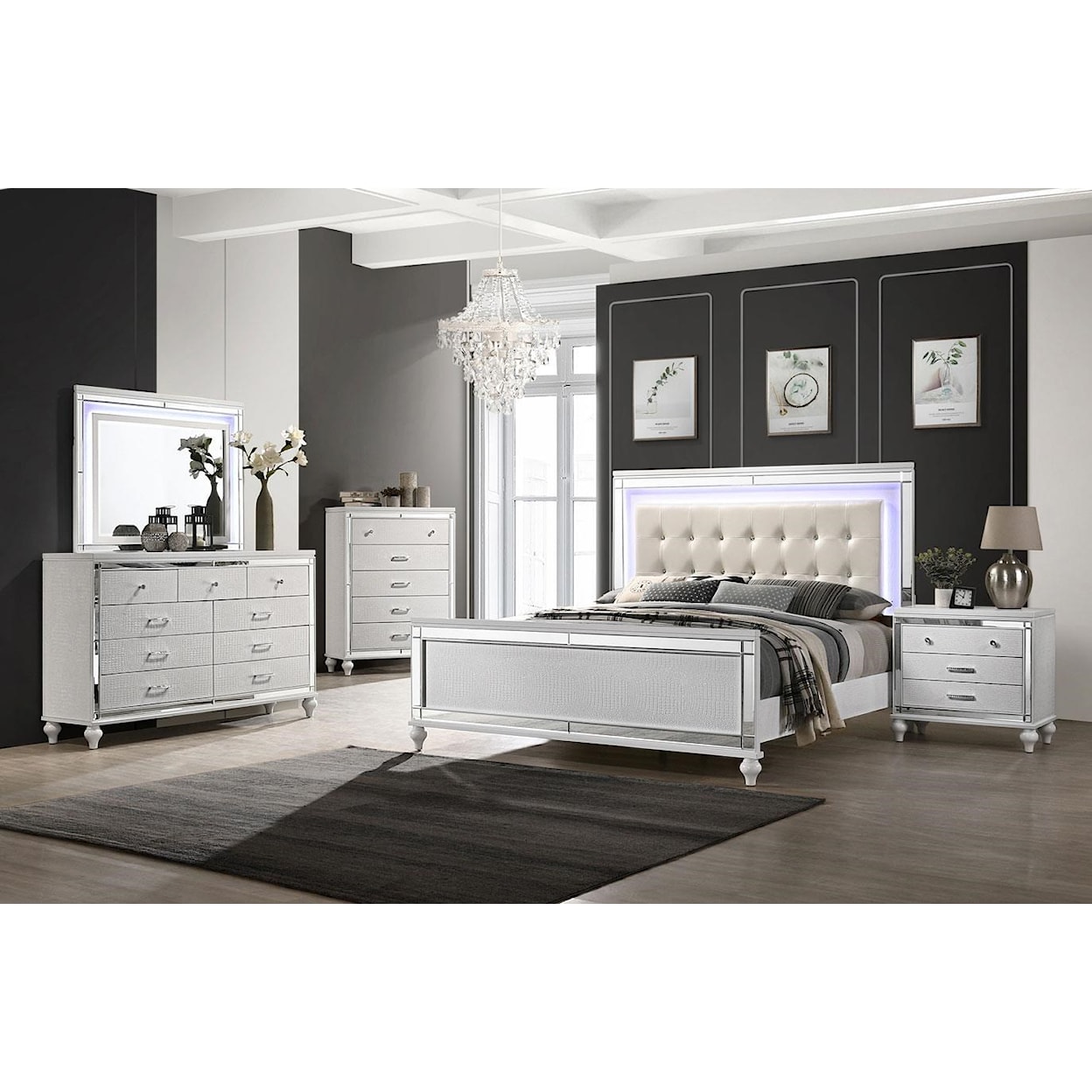 New Classic Furniture Valerie Queen Bedroom Group