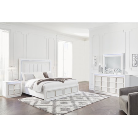 Glam Queen 4pc Bedroom Set