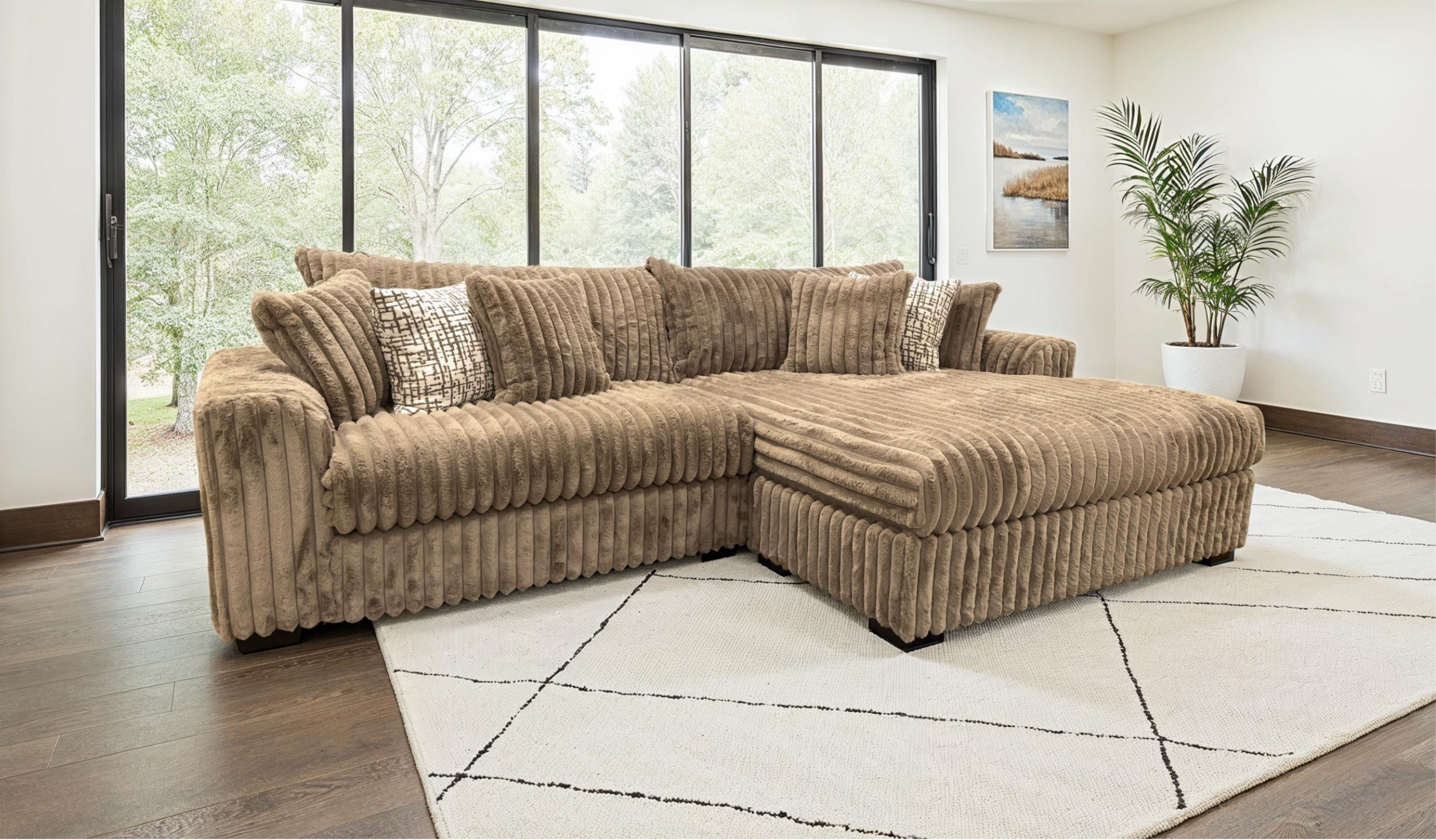 Dream Seating - Memory Foam - 2pc Sectional