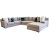 Phoenix Custom Furniture CASHMERE 4pc Large Sectional RAF Chaise