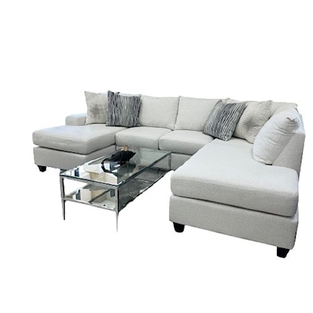 Sectional REV SATISFACTION IVORY SHAKE LUNAR