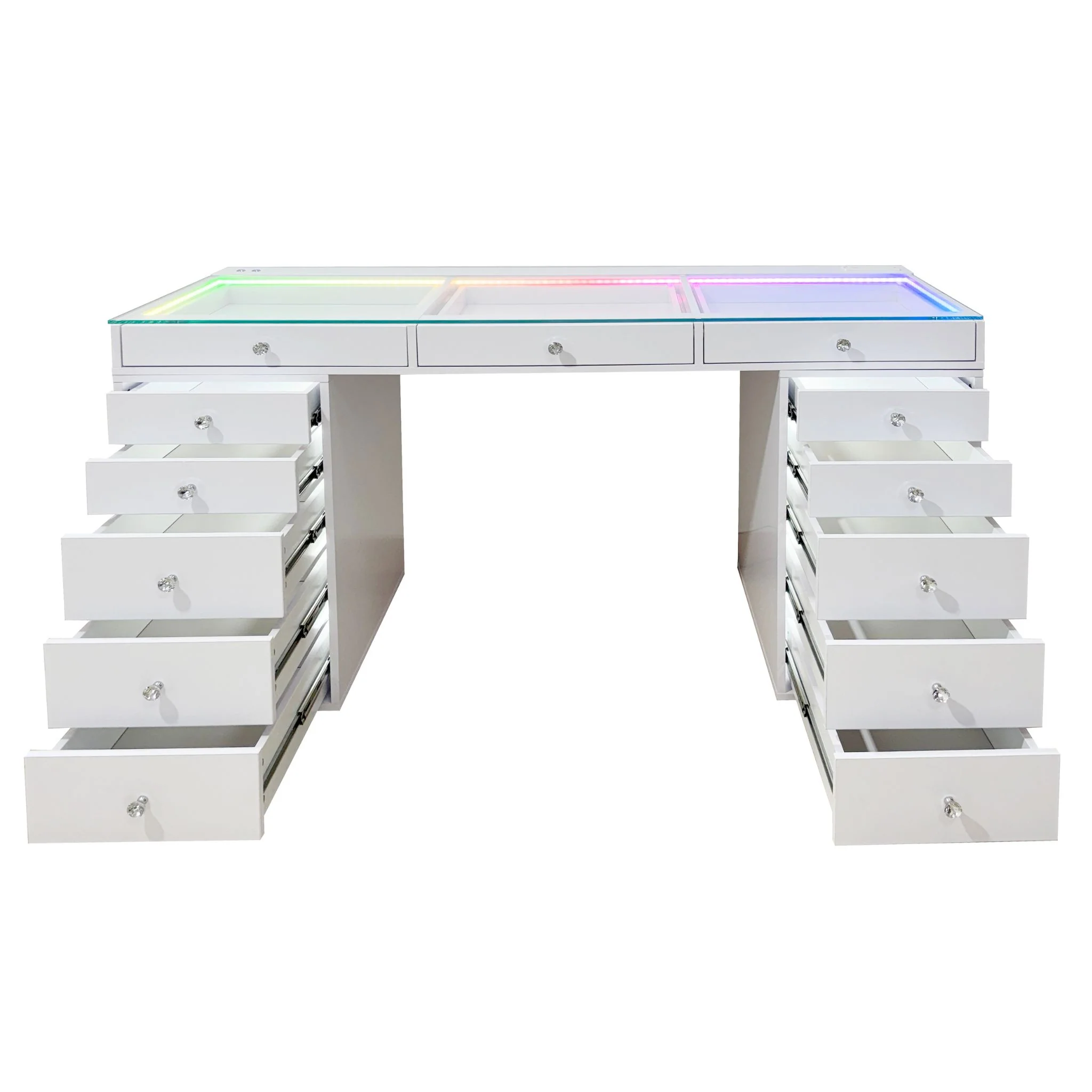 Lumina Pro 2.0 Vanity Table w/ RGB Light wit