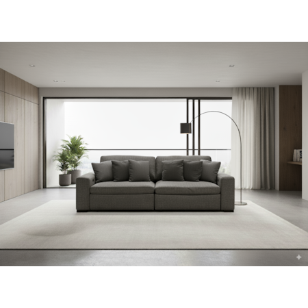 EZ Slide Power Sofa Camden Fog StainAway