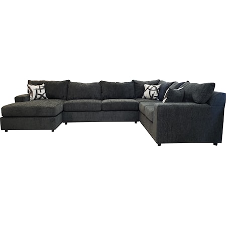 LAF Chaise 3pc SECTIONAL