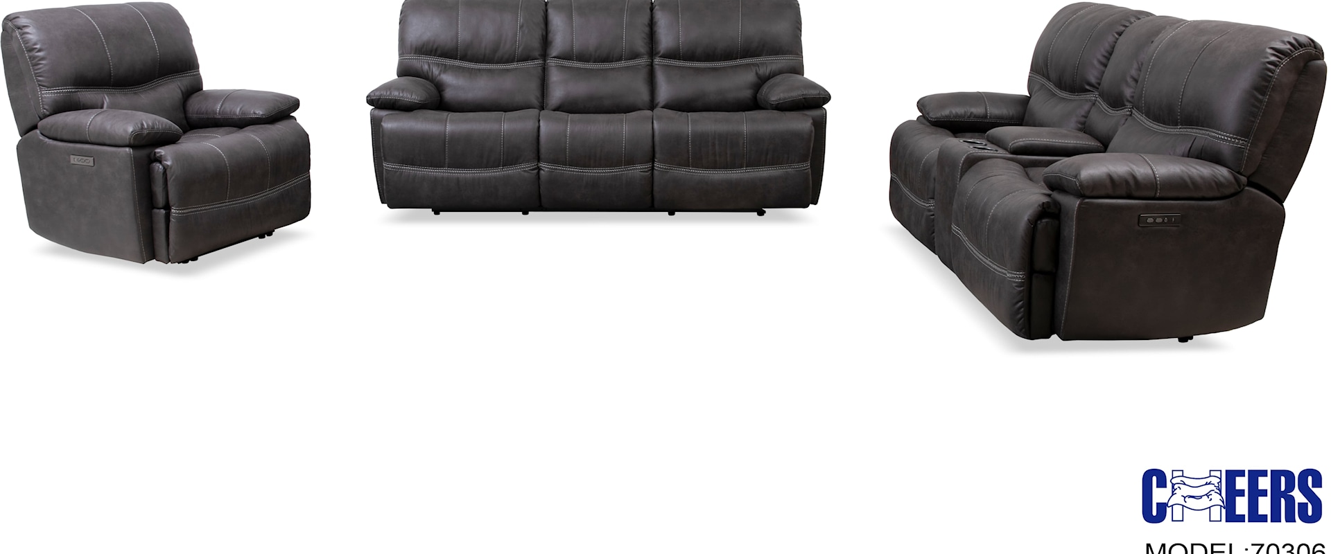 3pc Power Reclining Set