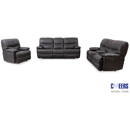 3pc Power Reclining Set