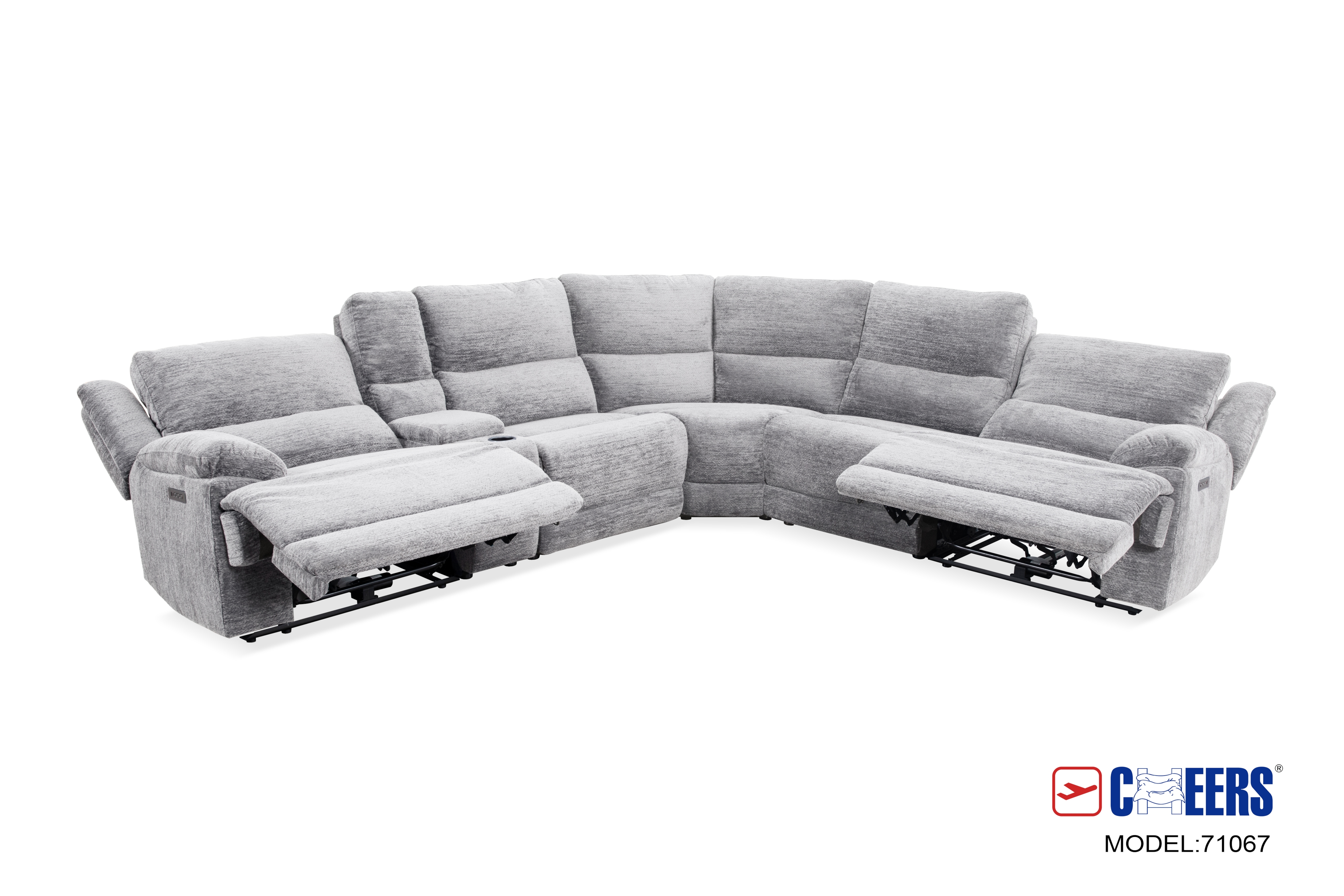 6pc Power Sectiona with 3 Power Head Foot