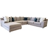 Phoenix Custom Furniture CASHMERE 4pc Large Sectional LAF Chaise