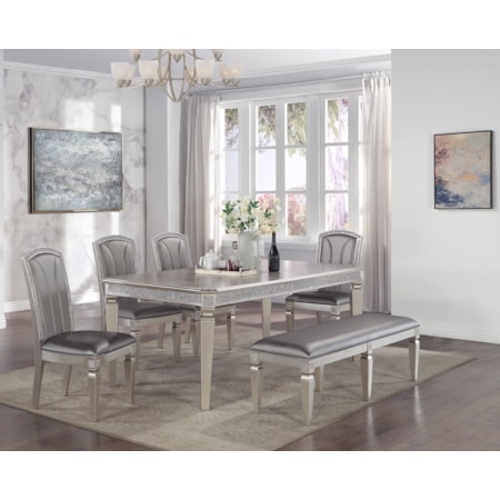 6pc Glam Dining Set