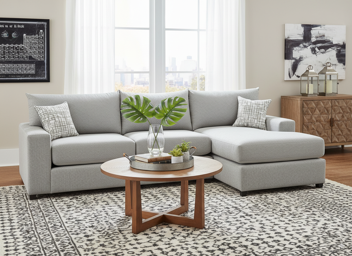 2pc RAF Chaise Sectional