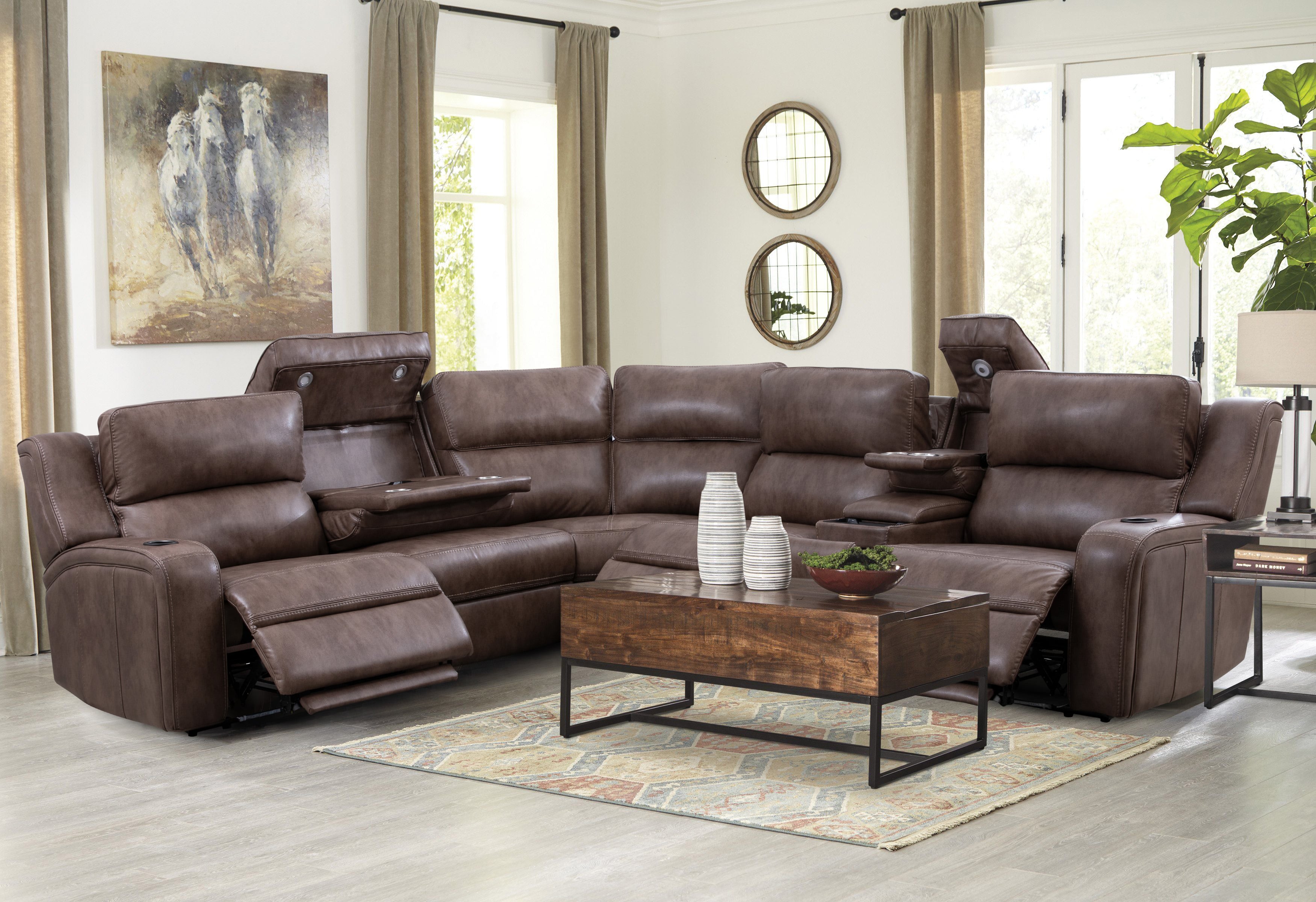 Power Reclining Sectional