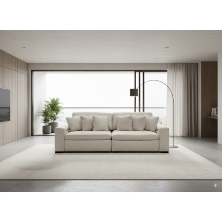 EZ Slide Power Sofa Camden Winter StainAway