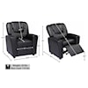 Exclusive Kids Recliners Kids Recliner Black