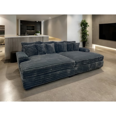 BIGGIE Double Chaise Mondo Gun Metal