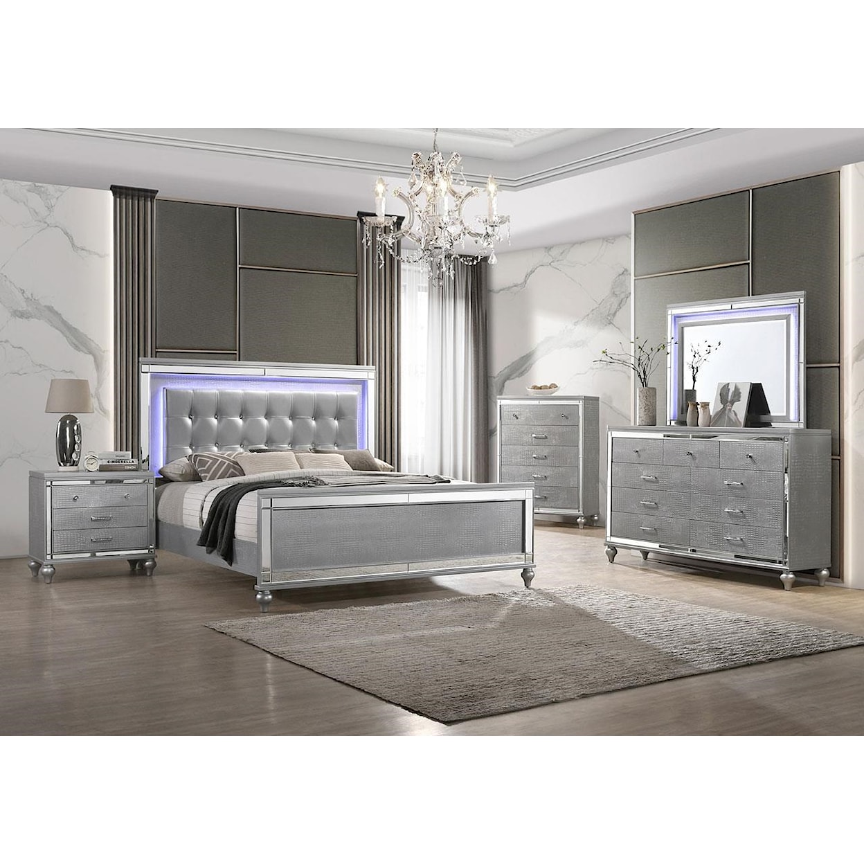 New Classic Furniture Valerie Queen Bedroom Group
