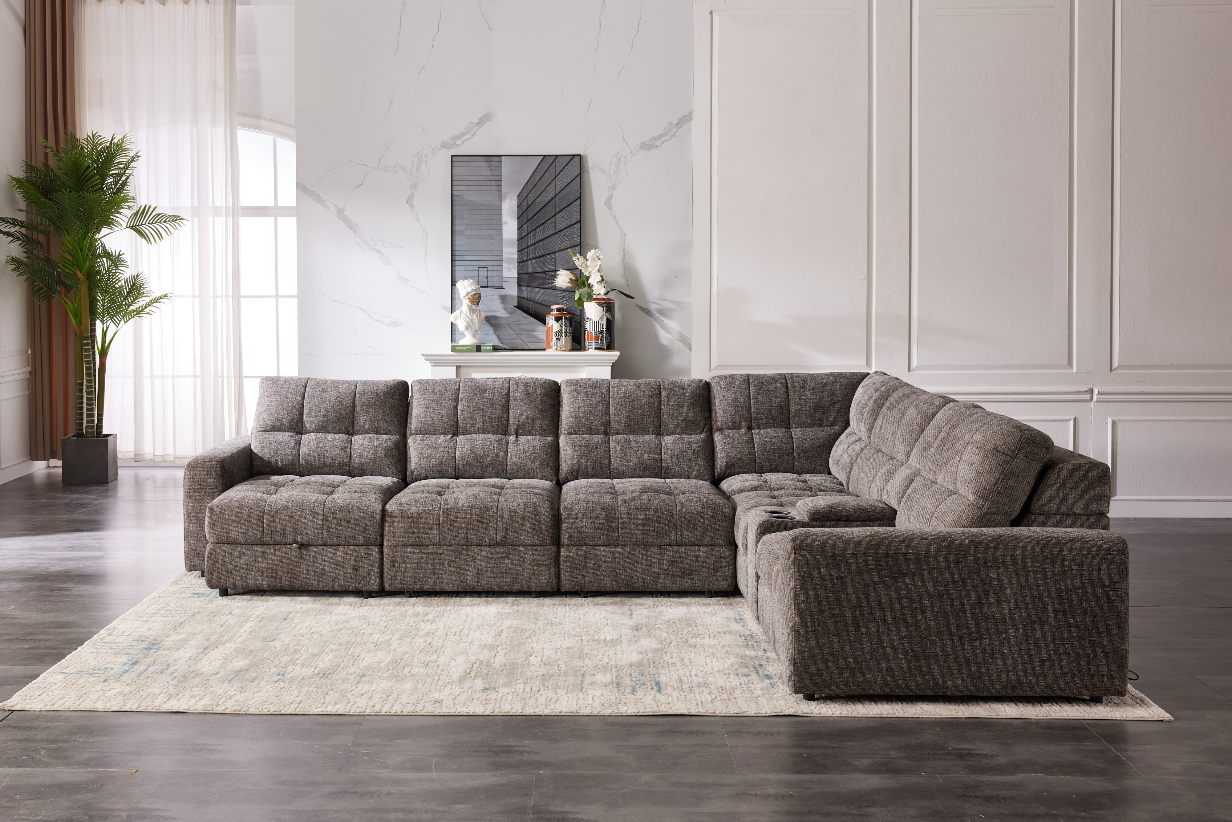 7pc Slider Sectional
