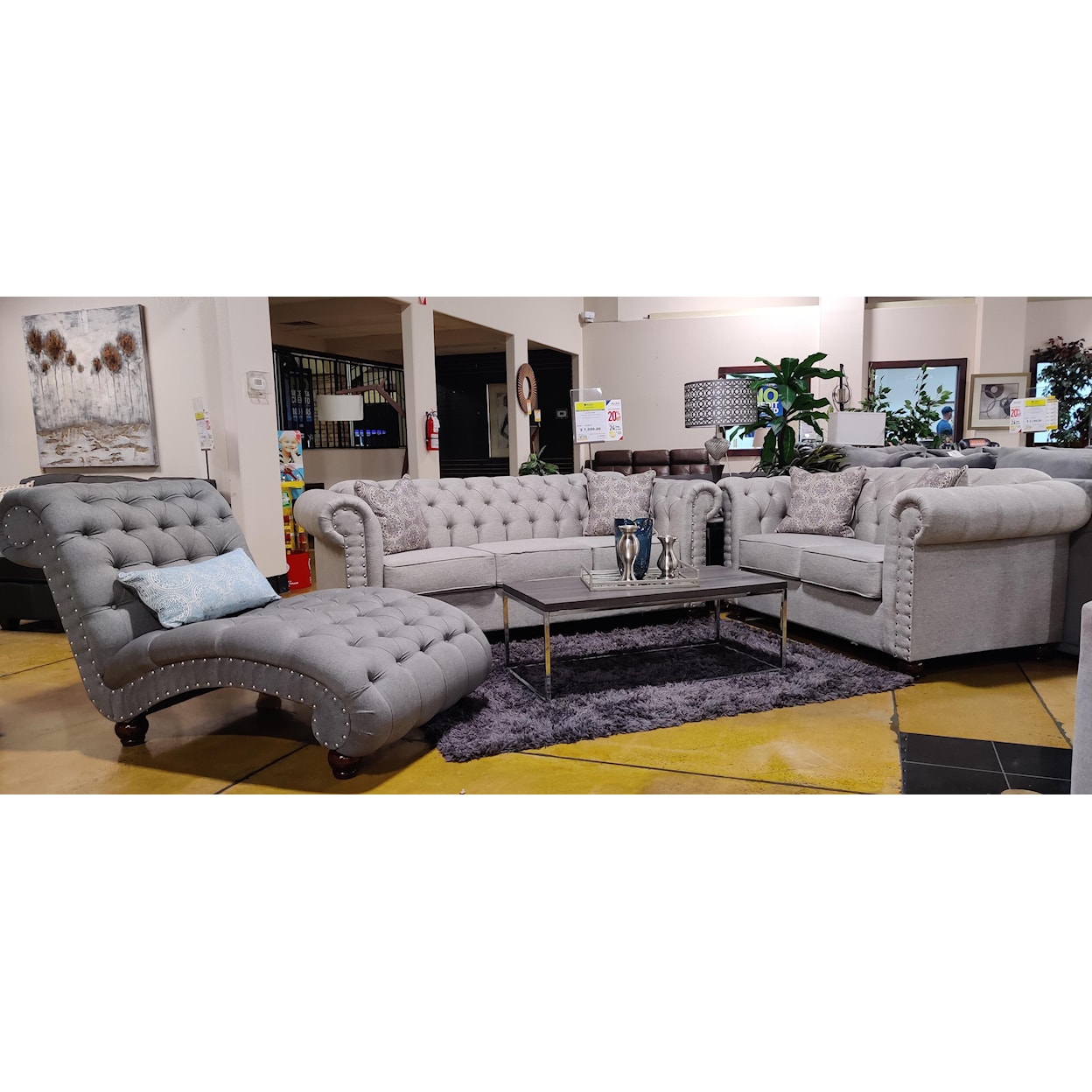 Phoenix Custom Furniture 900 Sofa Love and Chaise