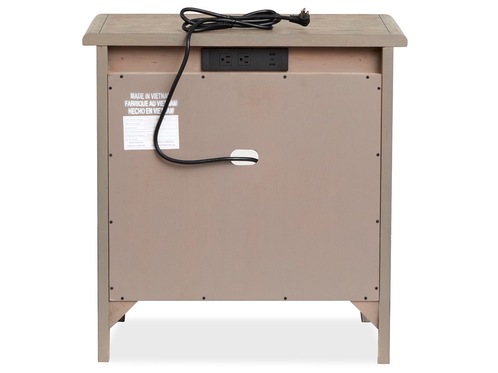 1-Drawer Open Nightstand