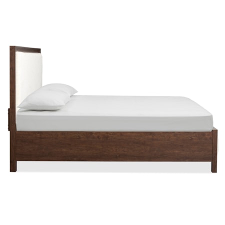 Queen Upholstered Panel Bed