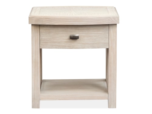 Modern Farmhouse Rectangular End Table