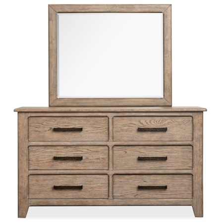 Dresser with Landscape Mirror