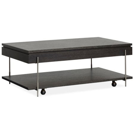 Lift-Top Cocktail Table