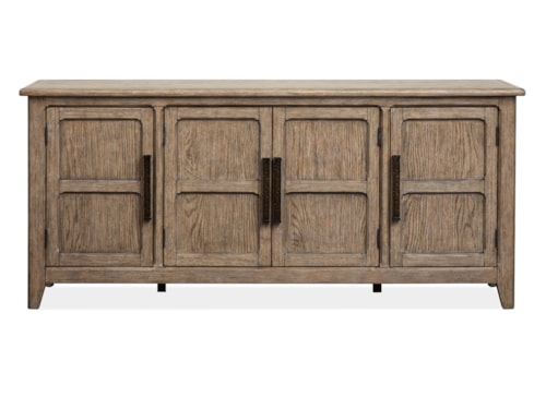 Transitional Buffet with Wire Management