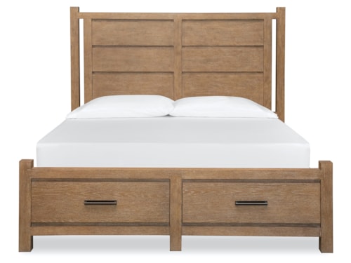 Complete King Panel Storage Bed