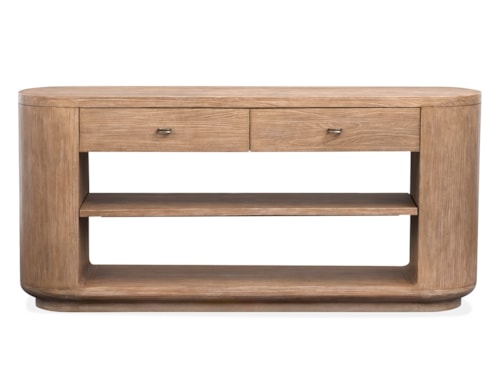 Contemporary 2-Drawer Sofa Table
