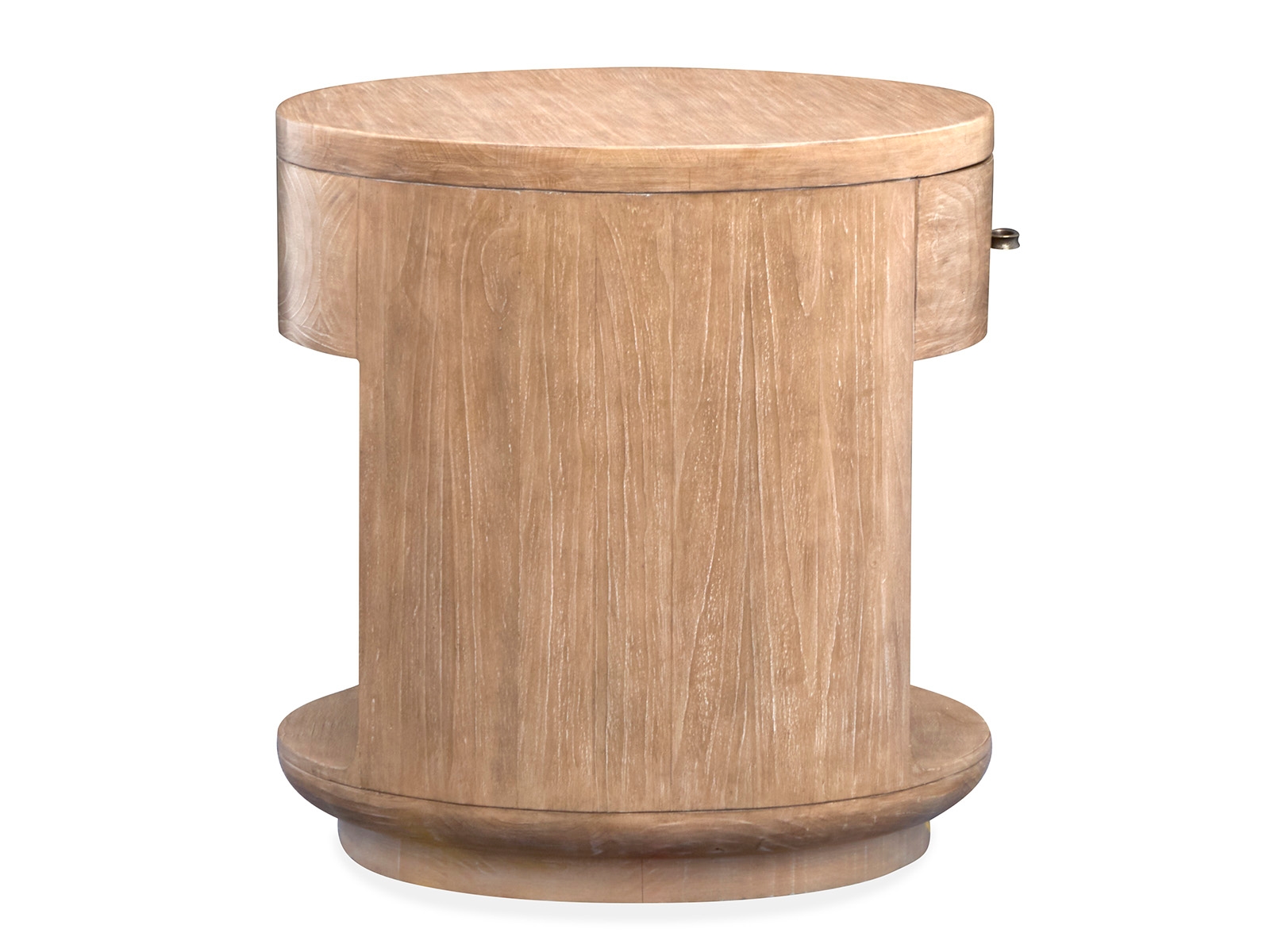 1-Drawer Round End Table