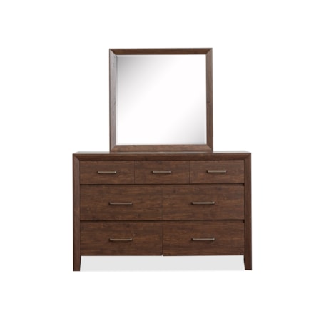 7-Dresser with Portrait Mirror